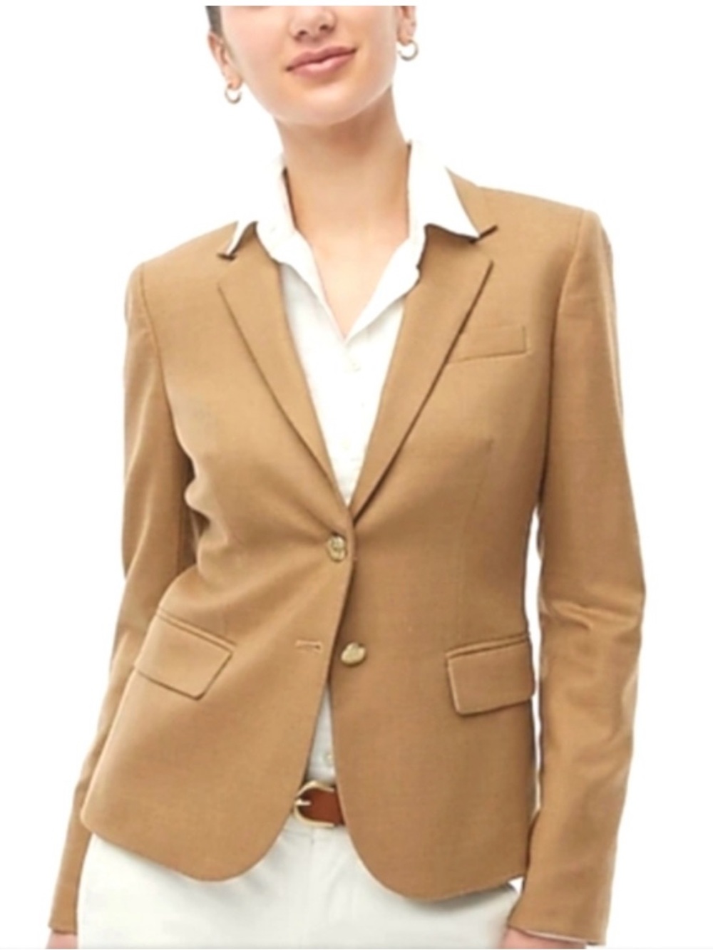 J. Crew Original Schoolboy Blazer Jacket In Tan Camel Size 2
